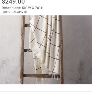 Arhaus throw blanket